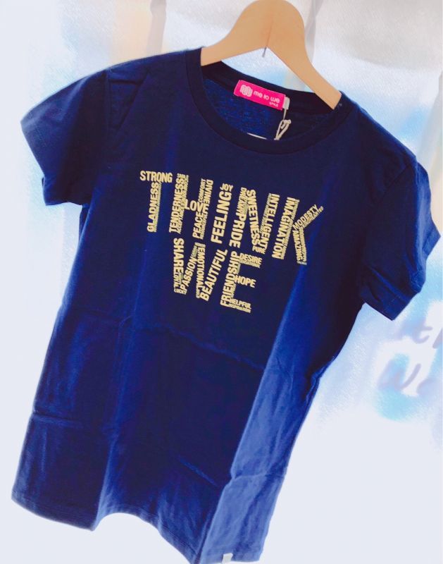 ☆ME to WE Tシャツ☆ WOMEN'S: THINK WE